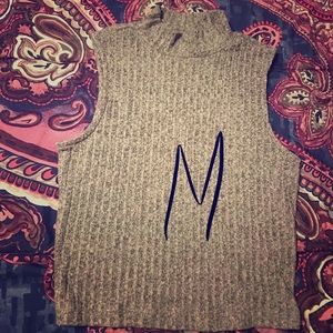 Gray turtleneck, crop top in size medium.